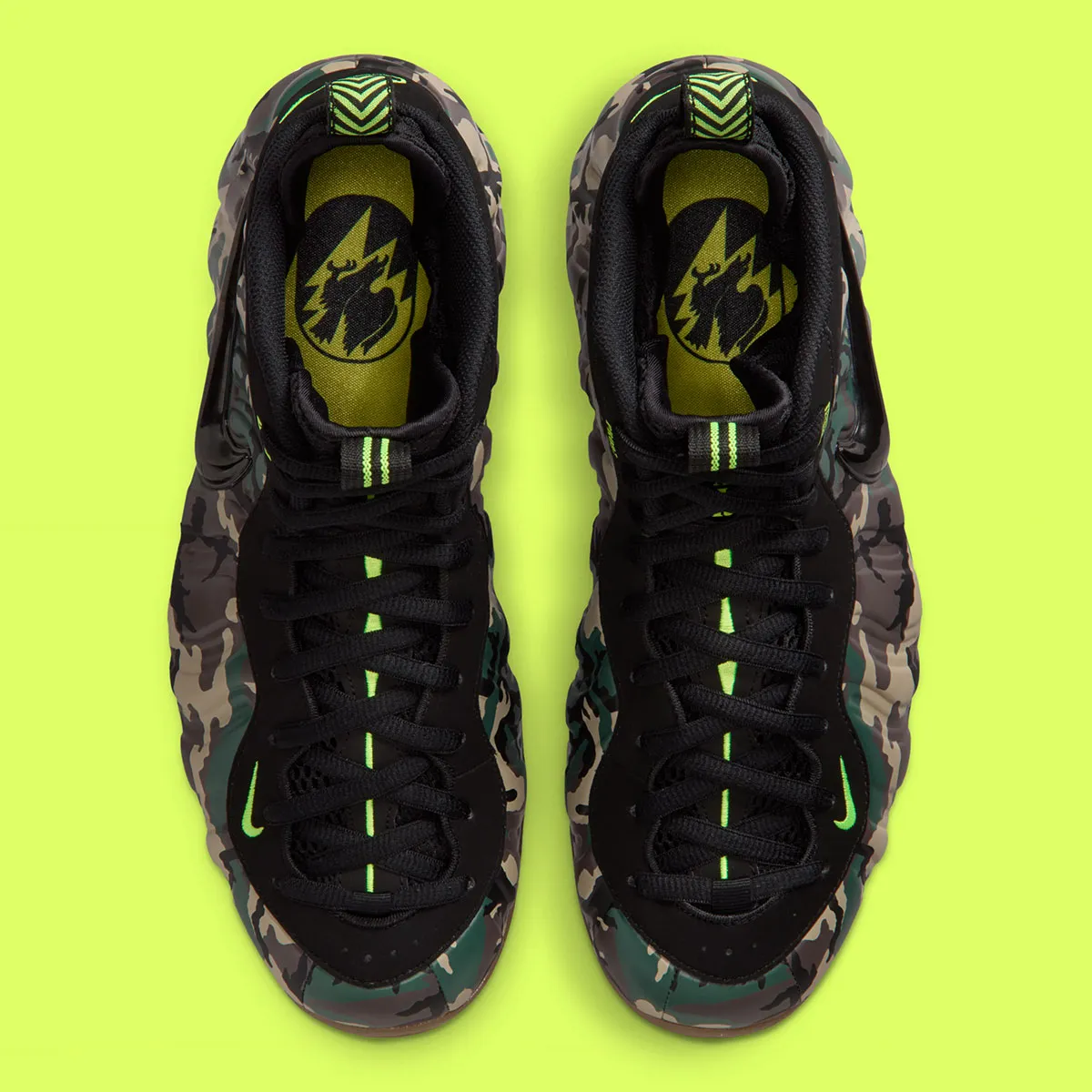 Nike Air Foamposite Pro Green Camo 4 Nike Air Foamposite Pro « Green Camo » : le retour d'un camouflage qui n'a jamais pris une ride