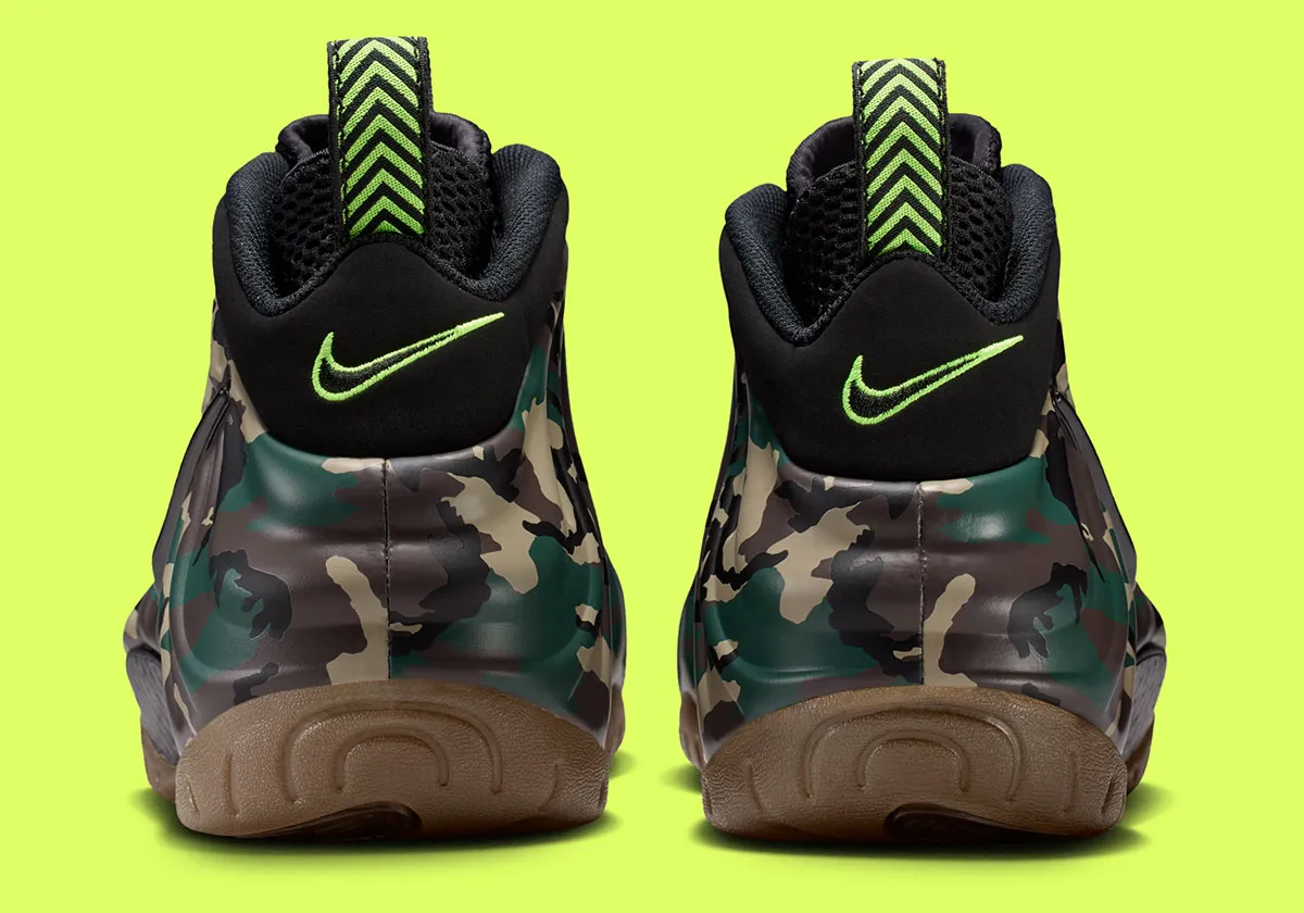 Nike Air Foamposite Pro Green Camo 5 Nike Air Foamposite Pro « Green Camo » : le retour d'un camouflage qui n'a jamais pris une ride
