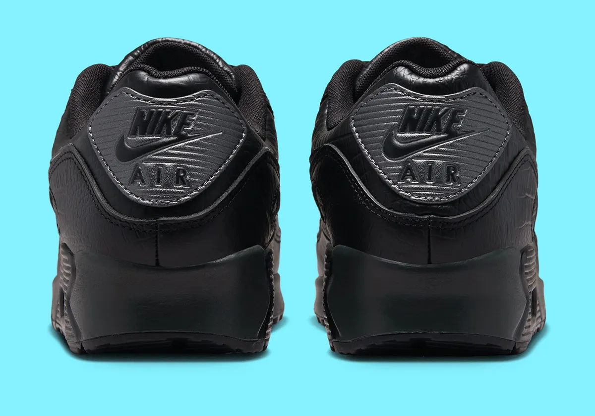 Nike Air Max 90 Black Croc 4 La Nike Air Max 90 « Black Croc » ravive le vieux réflexe du luxe discret