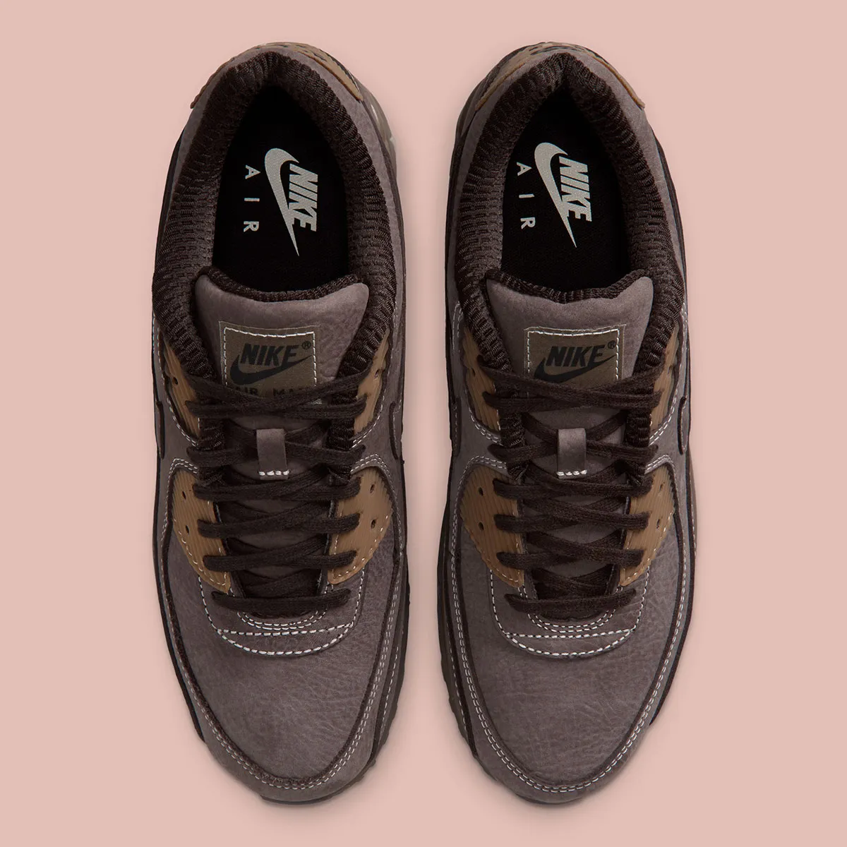 Nike Air Max 90 Shadow Brown 3 La Nike Air Max 90 « Shadow Brown », l'éloge du cuir patiné