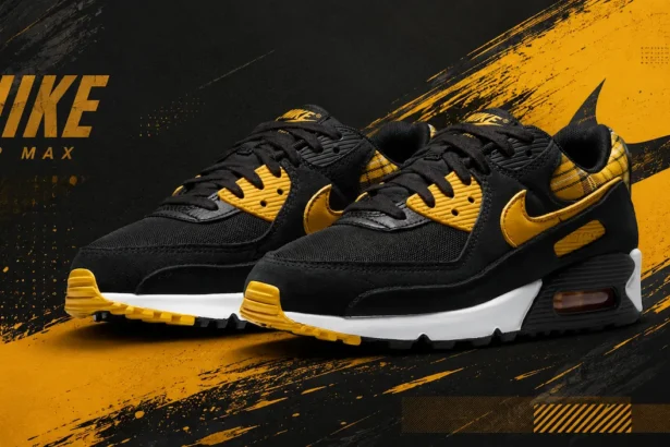 Nike Air Max 90 « Yellow Plaid », le tartan de Clueless refait surface sur le bitume