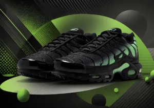 Nike Air Max Plus « Black/Illusion Green », l’icône TN se pare d'une lueur inédite
