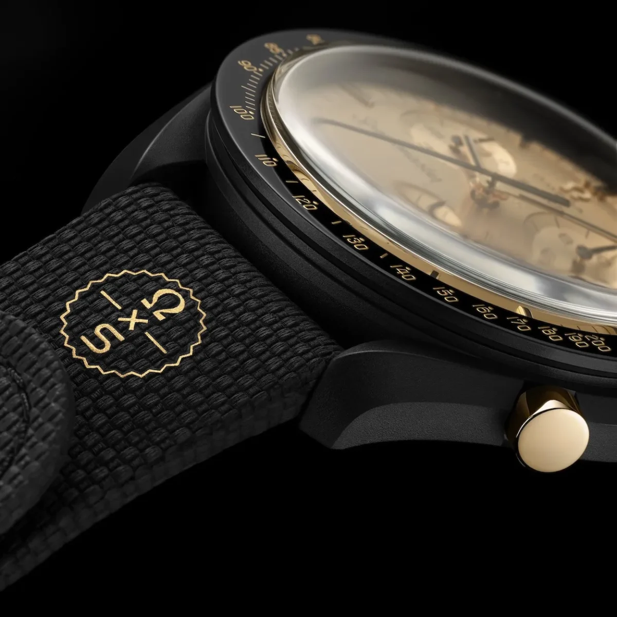 Swatch x OMEGA MoonSwatch MISSION TO THE MOON 1969 1 MoonSwatch MISSION TO THE MOON 1969, l’or d’Apollo 11 remis en orbite