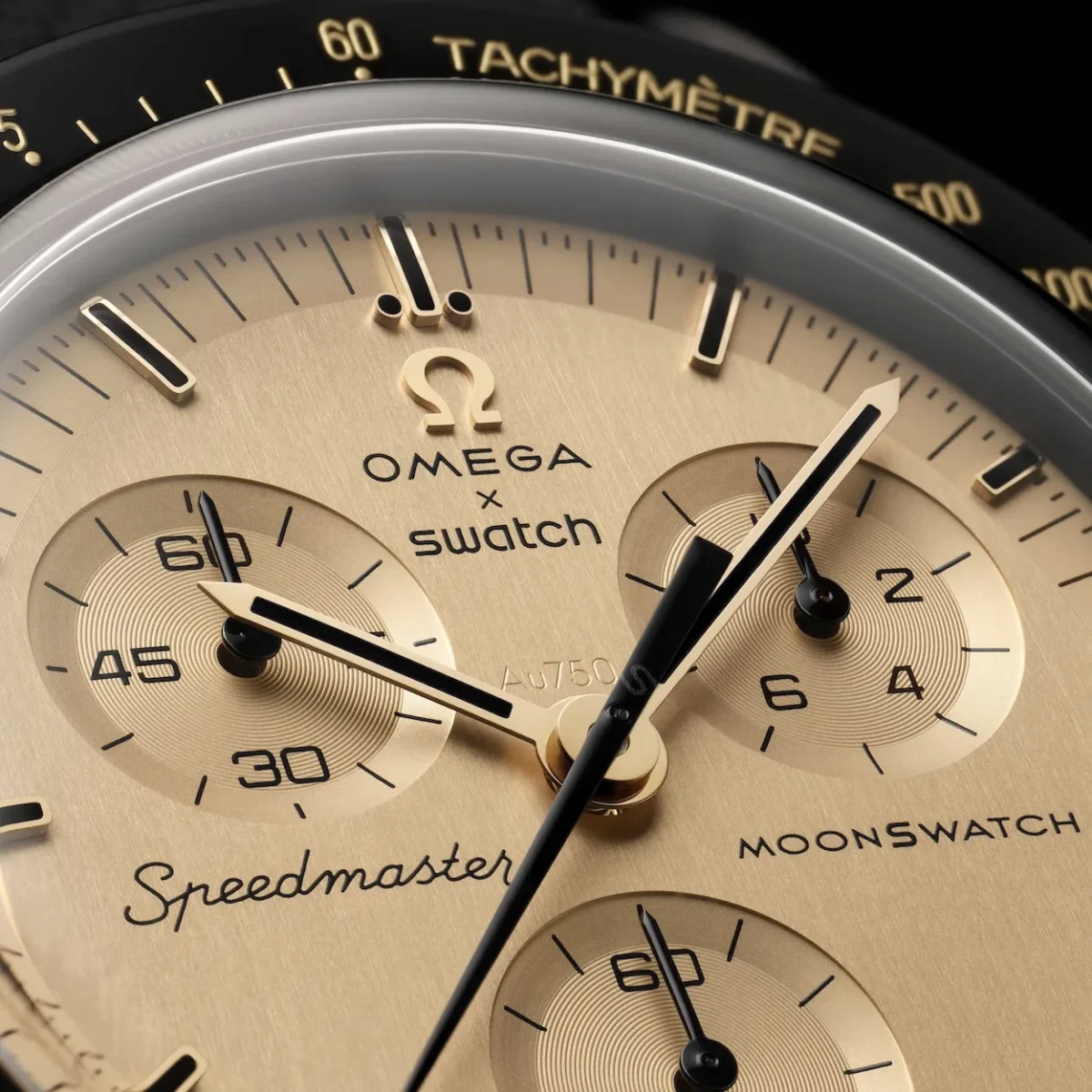 Swatch x OMEGA MoonSwatch MISSION TO THE MOON 1969 4 MoonSwatch MISSION TO THE MOON 1969, l’or d’Apollo 11 remis en orbite