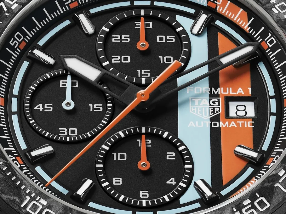 TAG Heuer Formula 1 Automatic Chronograph x Gulf 2 TAG Heuer Formula 1 Automatic Chronograph x Gulf, la légende Gulf change de trajectoire