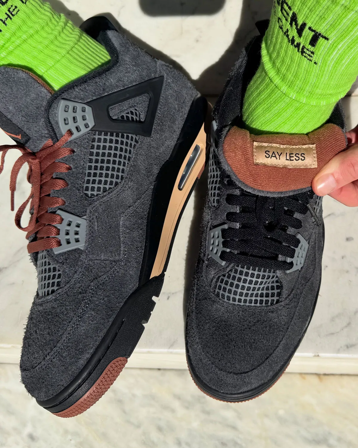 Un peu de brouillard londonien vient réchauffer l'Air Jordan 4