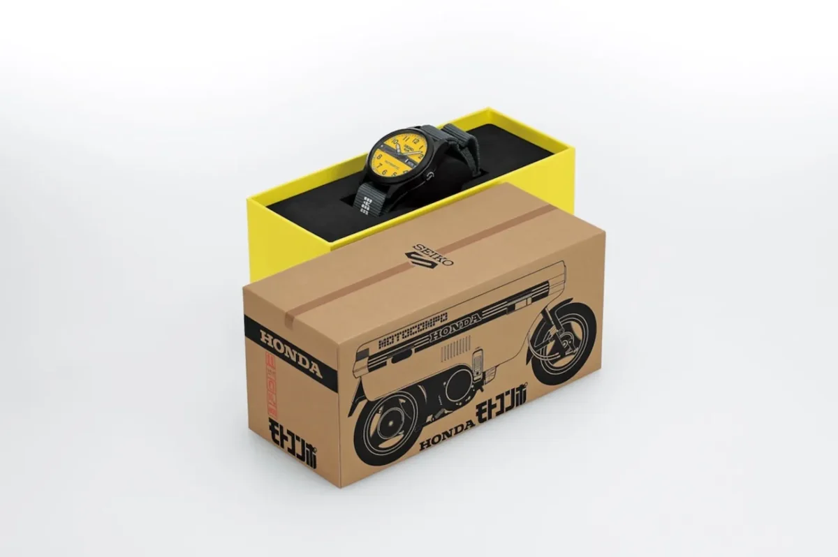 Honda célèbre 45 ans de Motocompo avec la Seiko 5 Sports MOTOCOMPO