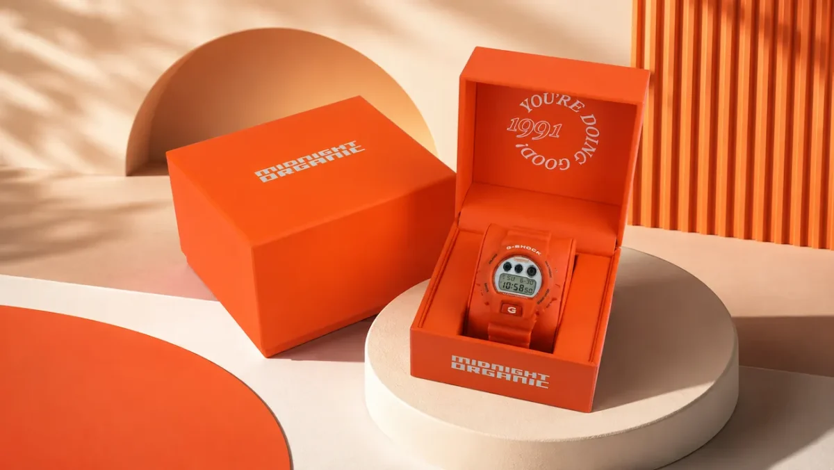 Larry June a transformé sa Corvette orange en G-SHOCK, et Midnight Organic en a fait un sold out