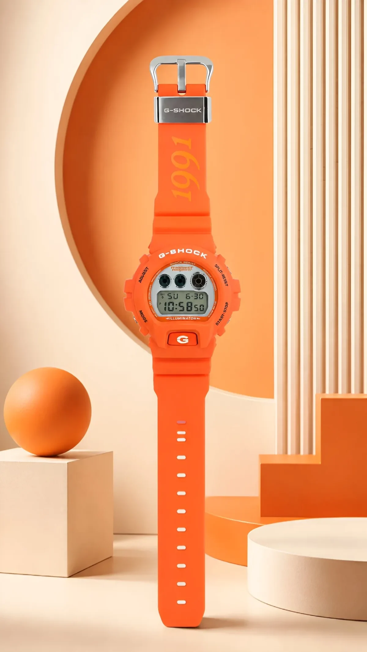 Larry June a transformé sa Corvette orange en G-SHOCK, et Midnight Organic en a fait un sold out