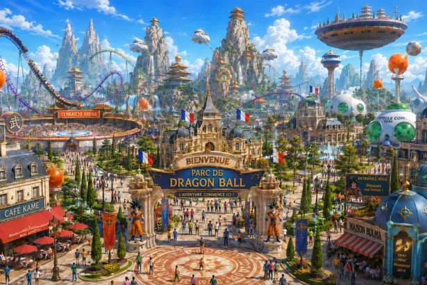 Parc à thème Dragon Ball à Cergy-Pontoise ? La renaissance saoudienne d'un parc français oublié