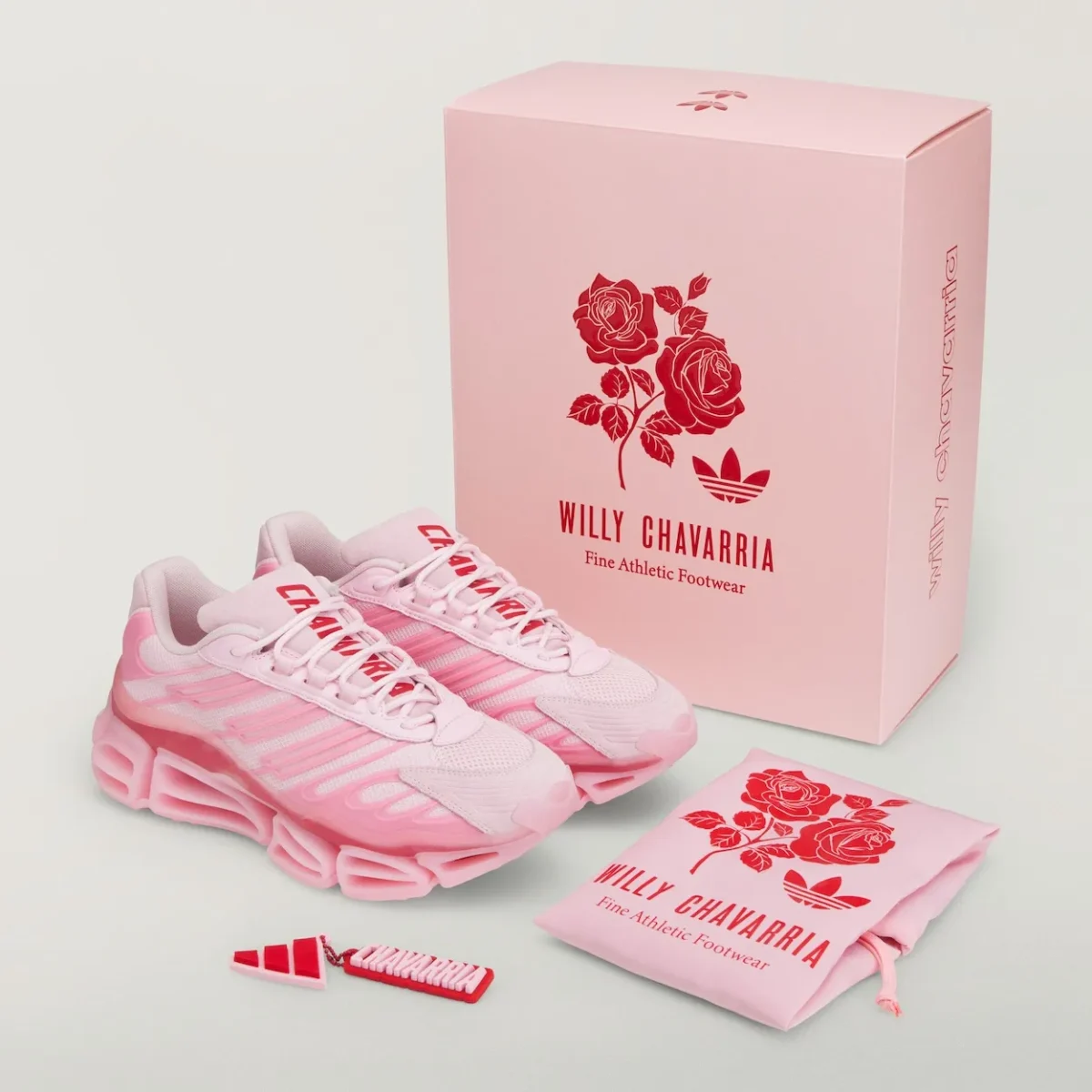 adidas Originals dévoile la Pink Chavarria Megaride AG en collaboration avec Willy Chavarria, et c'est tout un imaginaire qui prend forme