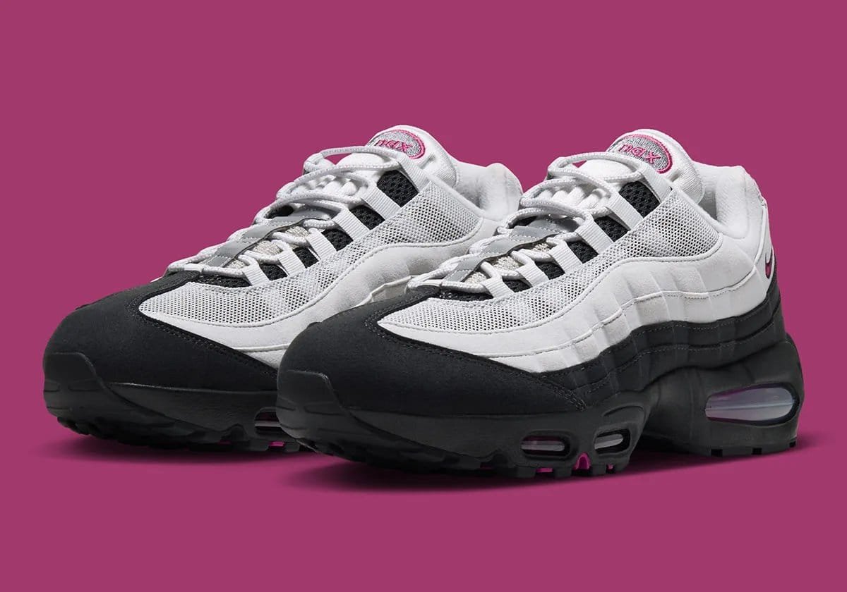 nike air max 95 photon dust off noir smoke grey sweet beet hm4740 016 6 Nike Air Max 95 « Sweet Beet », la couleur reprend le pouvoir