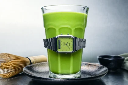 CASIO et Café Kitsuné remettent l'horlogerie japonaise au vert matcha