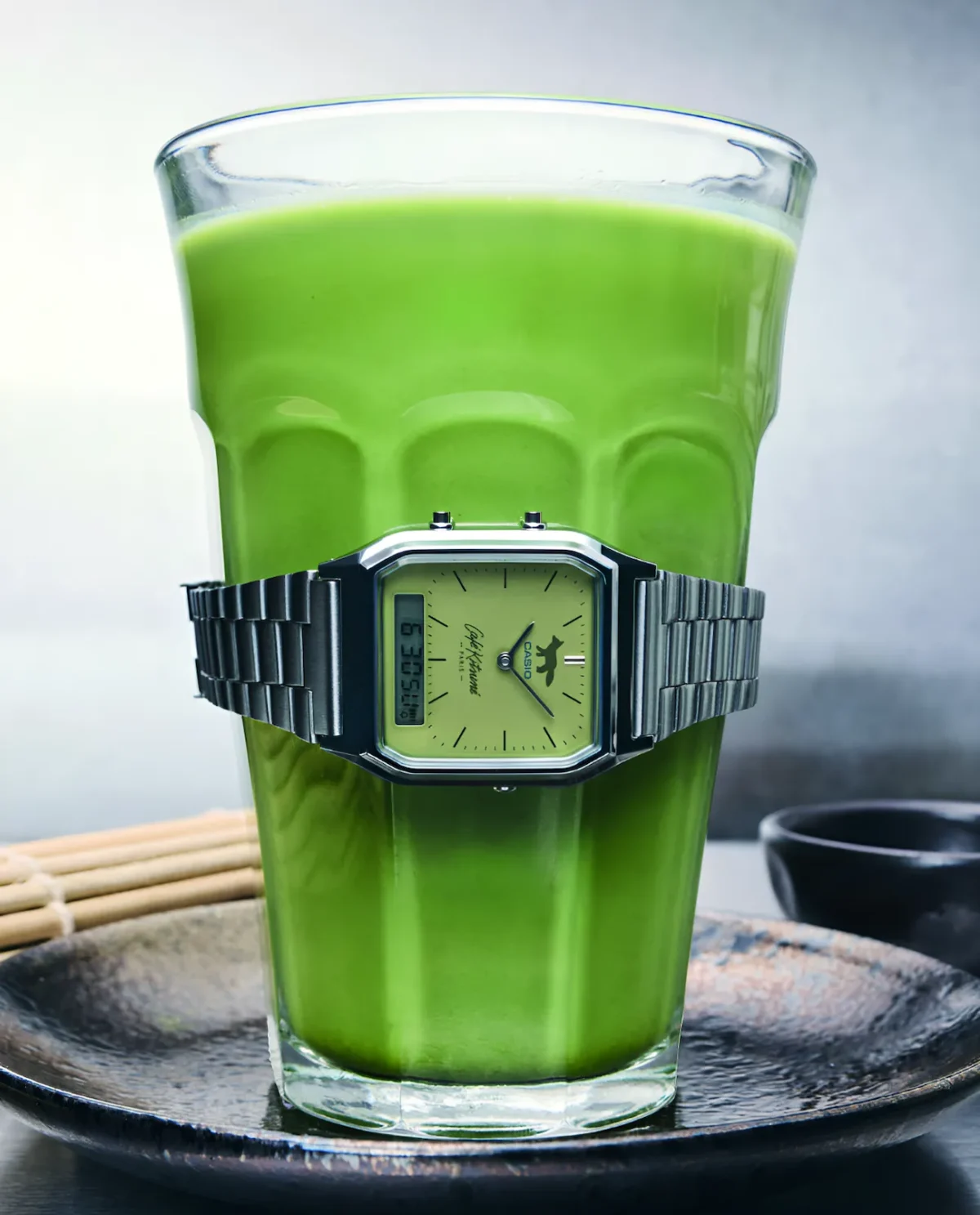 CASIO et Café Kitsuné remettent l'horlogerie japonaise au vert matcha