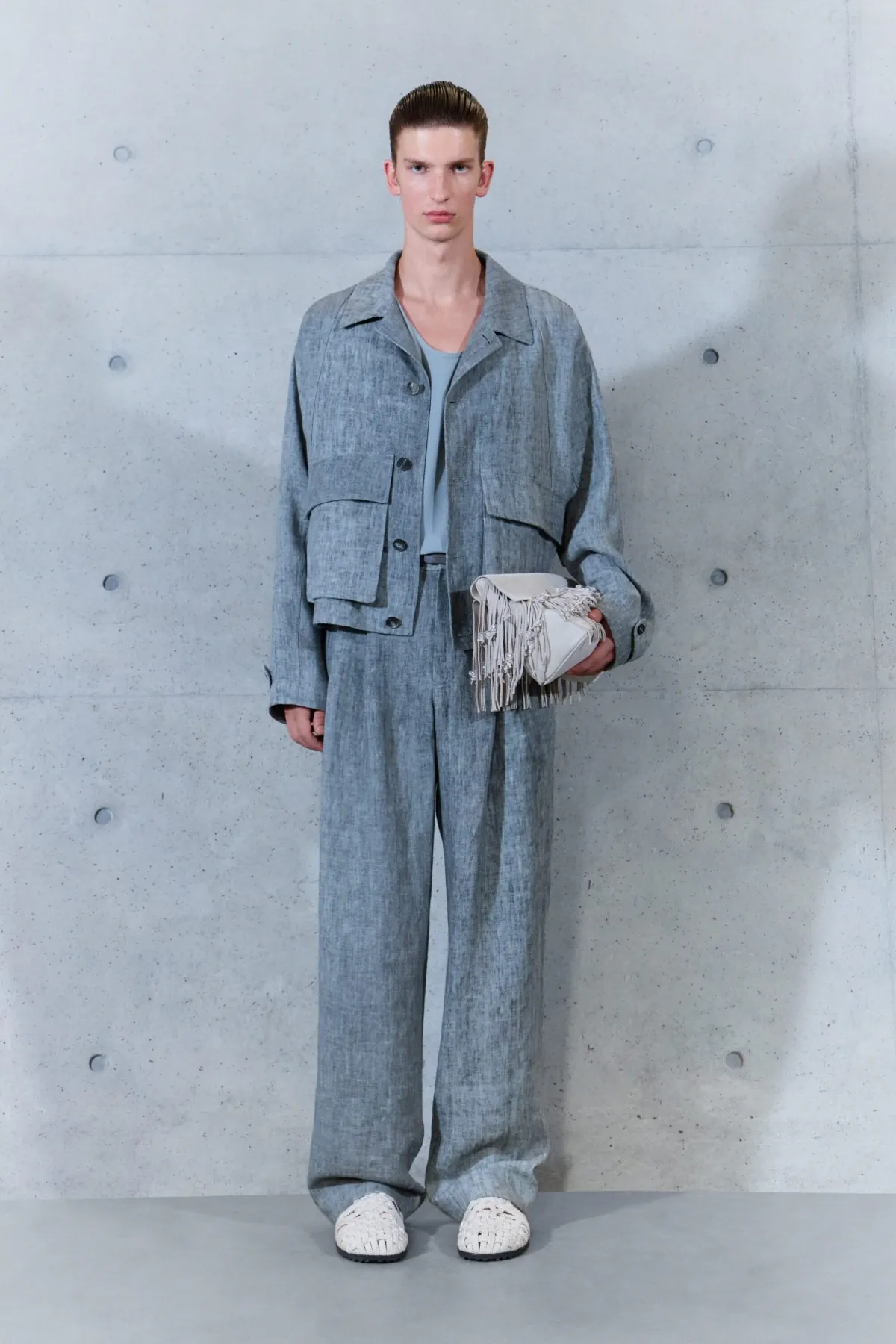 Emporio Armani referme un cycle avec une collection printemps 2027 empreinte de souvenirs