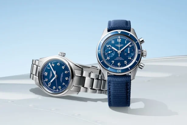 Longines habille sa Spirit Pilot d'un bleu qu'elle n'avait encore jamais osé