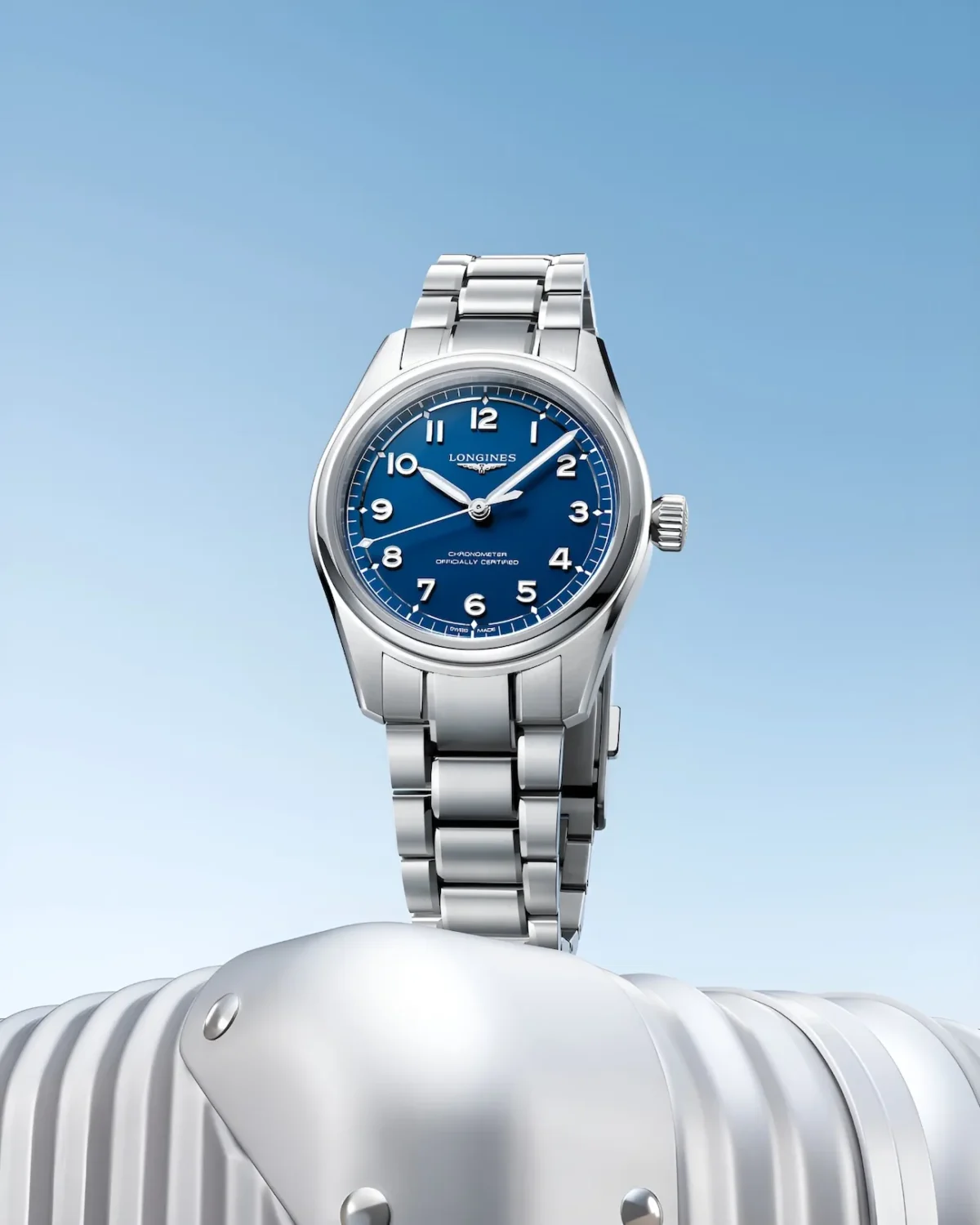 Longines Spirit Pilot Spirit Pilot Flyback 2026 2 Longines habille sa Spirit Pilot d'un bleu qu'elle n'avait encore jamais osé