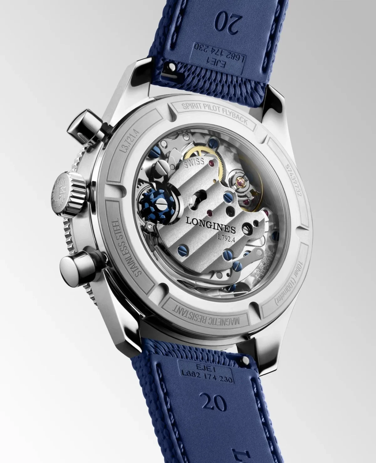Longines Spirit Pilot Spirit Pilot Flyback 2026 4 Longines habille sa Spirit Pilot d'un bleu qu'elle n'avait encore jamais osé