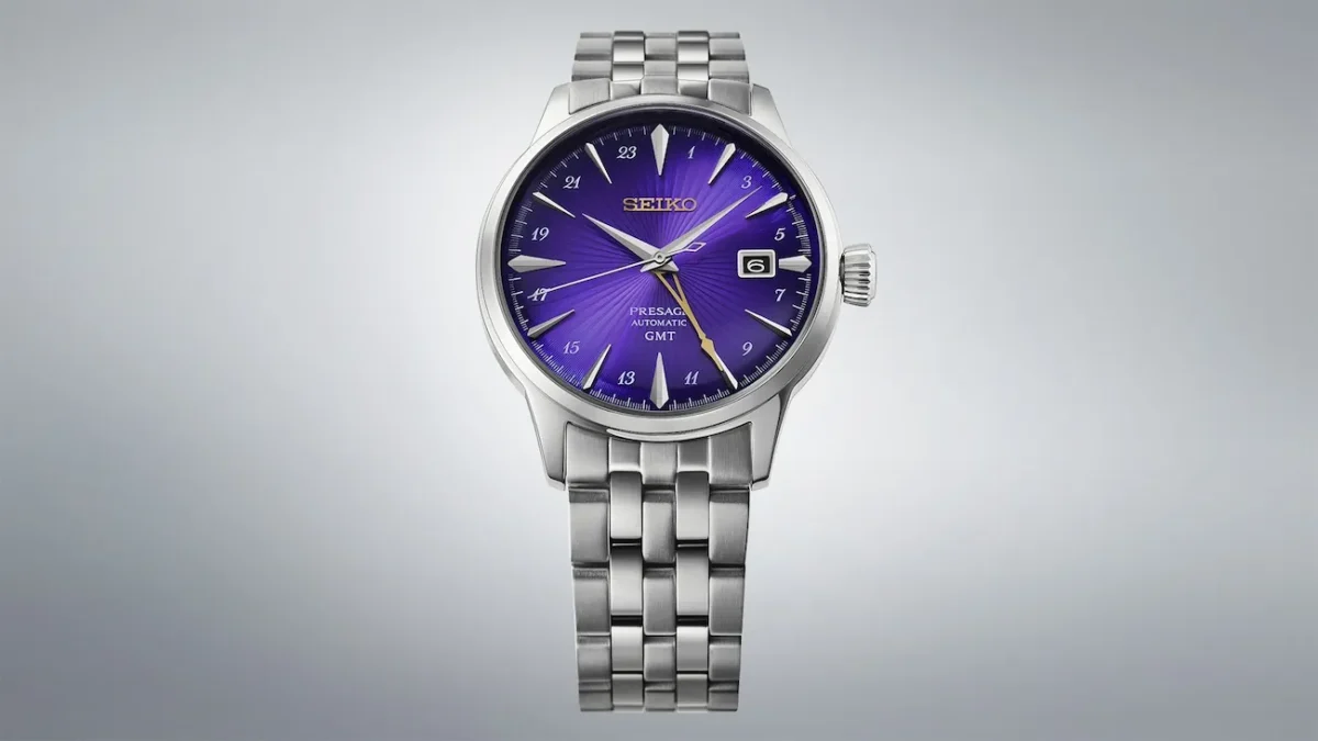 Seiko Editions limitees violet Edo 5 Pour ses 145 ans, Seiko fait du violet Edo le fil rouge de son histoire