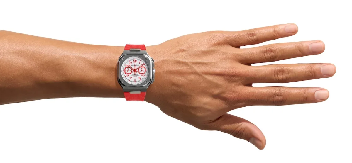 Bell & Ross BR-05 Chrono Snow Rocket, le temps à 255,50 km/h
