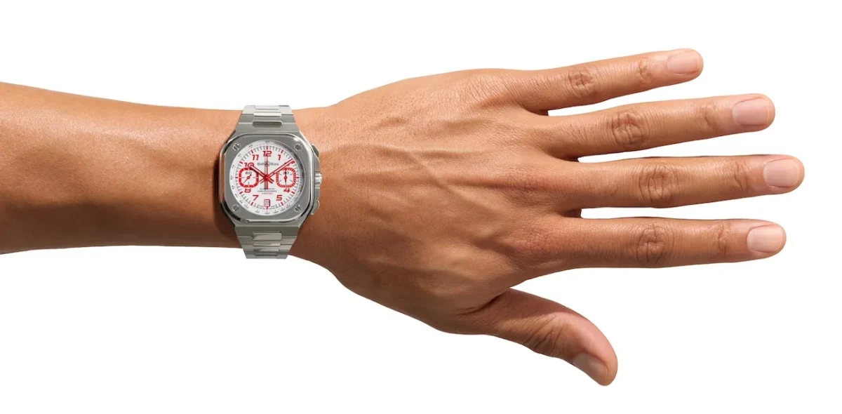 Bell & Ross BR-05 Chrono Snow Rocket, le temps à 255,50 km/h