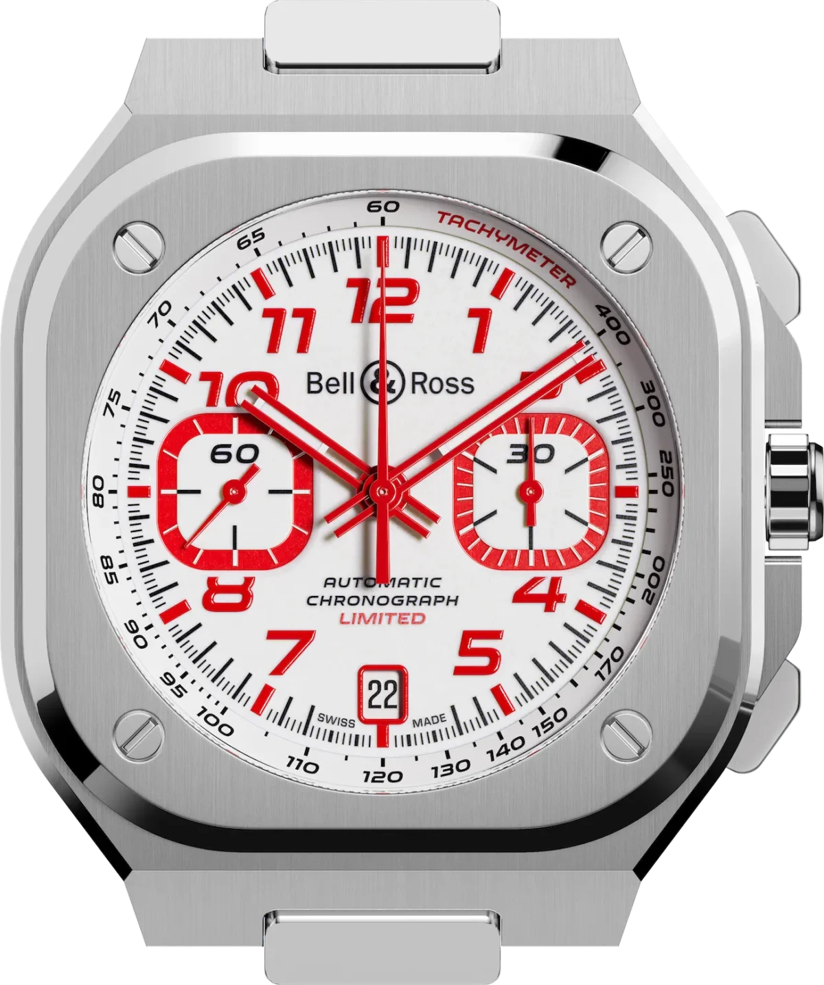 Bell & Ross BR-05 Chrono Snow Rocket, le temps à 255,50 km/h