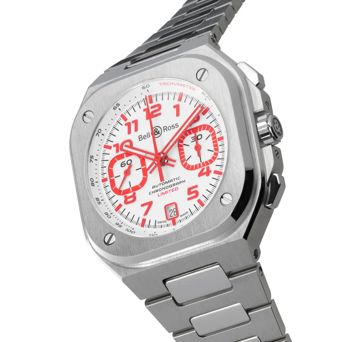 Bell & Ross BR-05 Chrono Snow Rocket, le temps à 255,50 km/h