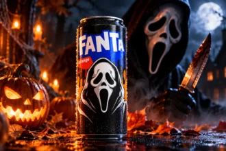 Ghost Face décroche chez Fanta et le goût d'Halloween change