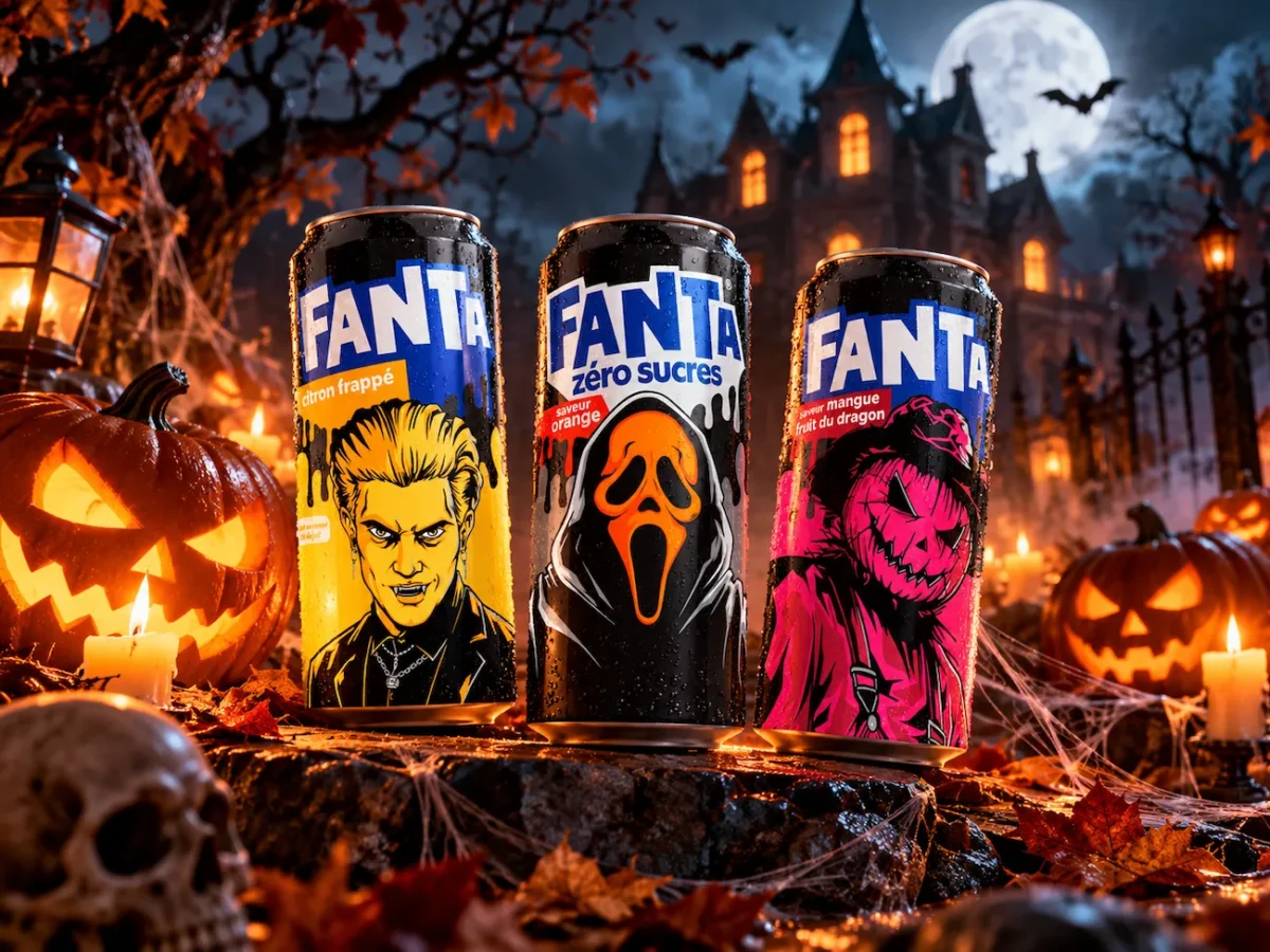 Ghost Face décroche chez Fanta et le goût d'Halloween change