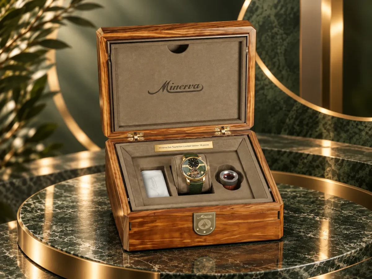 Minerva Exo Tourbillon Limited Edition 18 4 Minerva Exo Tourbillon Limited Edition 18, l’équilibre hors de la cage