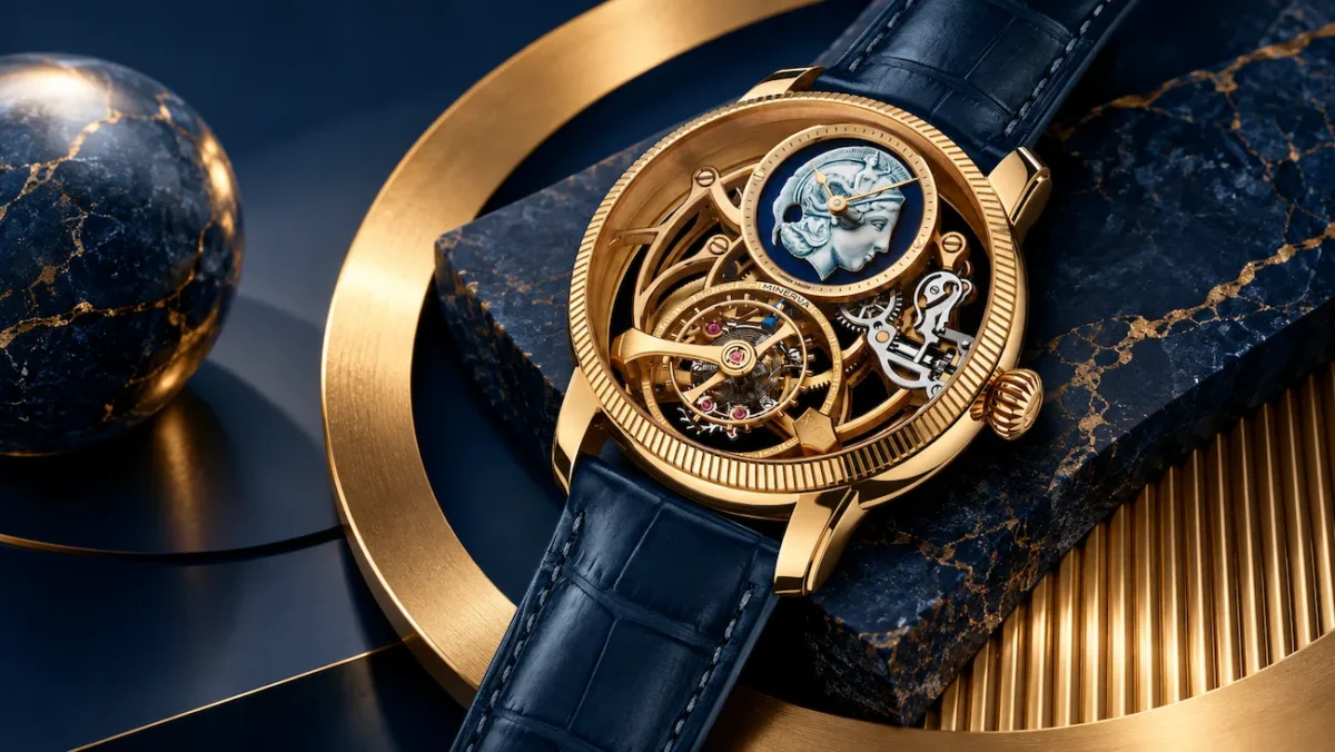 Minerva Exo Tourbillon Skeleton, l'art du camée au cœur de la haute horlogerie