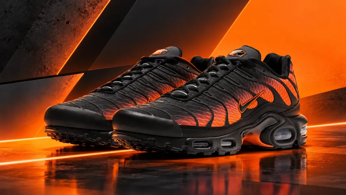 Nike Air Max Plus « Glasgow », le cône orange qui défie les conventions