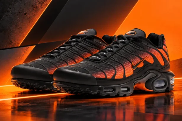 Nike Air Max Plus « Glasgow », le cône orange qui défie les conventions