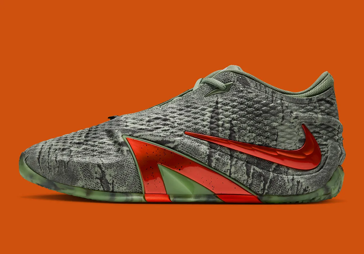 La Nike Ja 4 « Halloween » enterre la citrouille sous un vert de marais