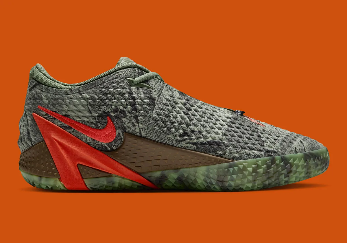 La Nike Ja 4 « Halloween » enterre la citrouille sous un vert de marais