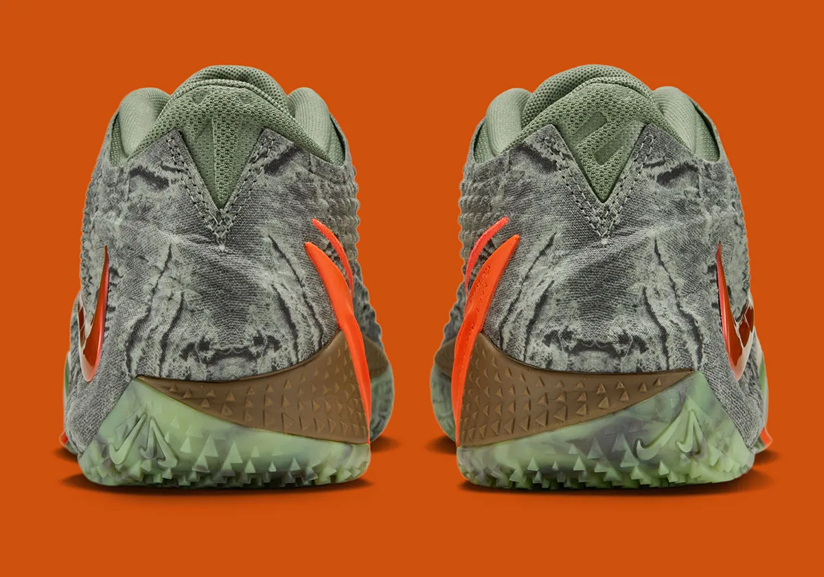 La Nike Ja 4 « Halloween » enterre la citrouille sous un vert de marais