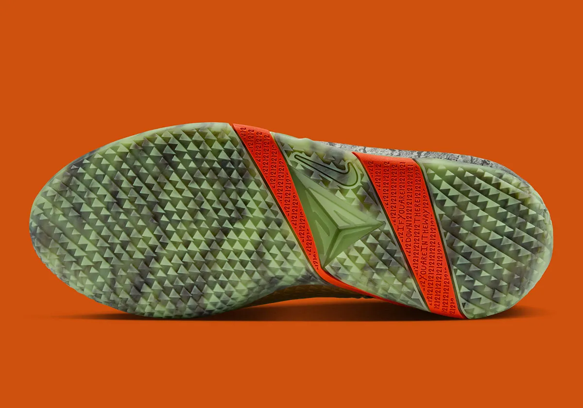 La Nike Ja 4 « Halloween » enterre la citrouille sous un vert de marais