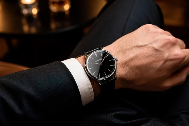 La Pequignet Attitude Onyx 39 mm fait entrer la pierre noire dans la collection permanente
