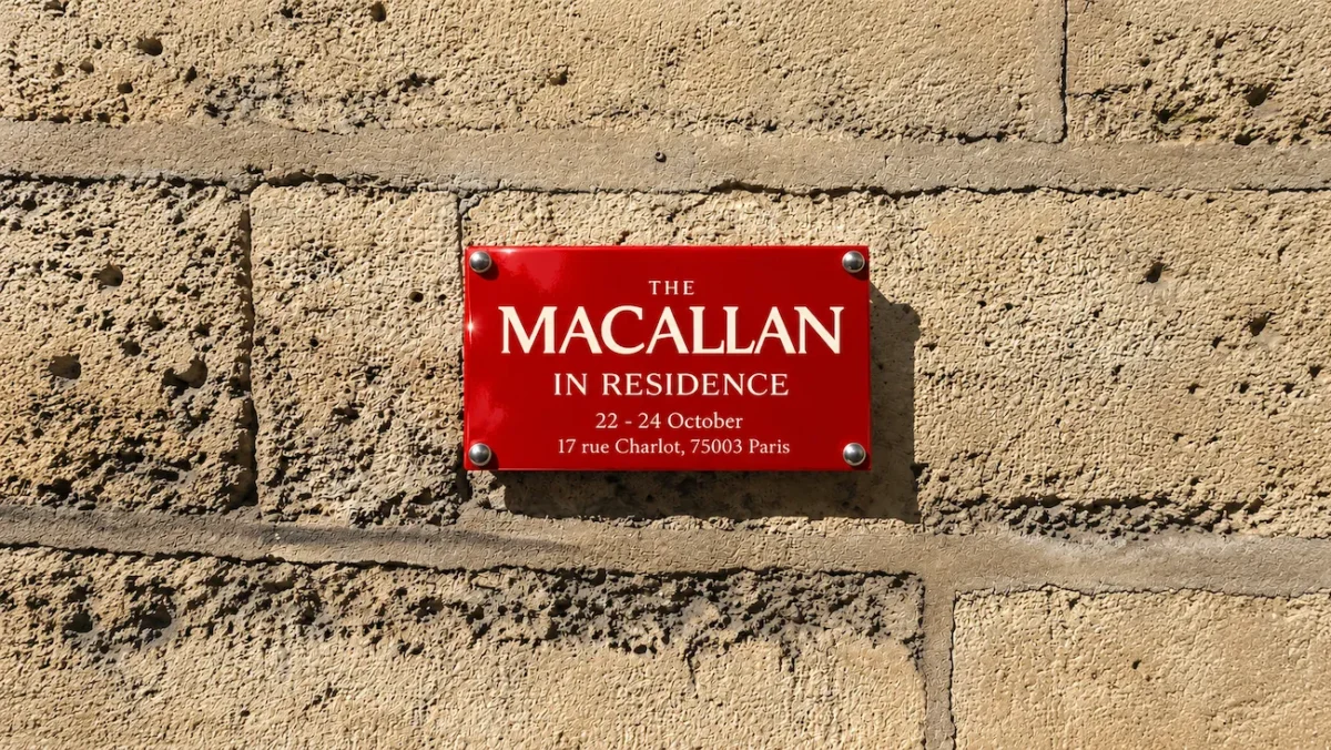 The Macallan in Residence installe son salon d’écoute rue Charlot à l'occasion d'Art Basel Paris 2026