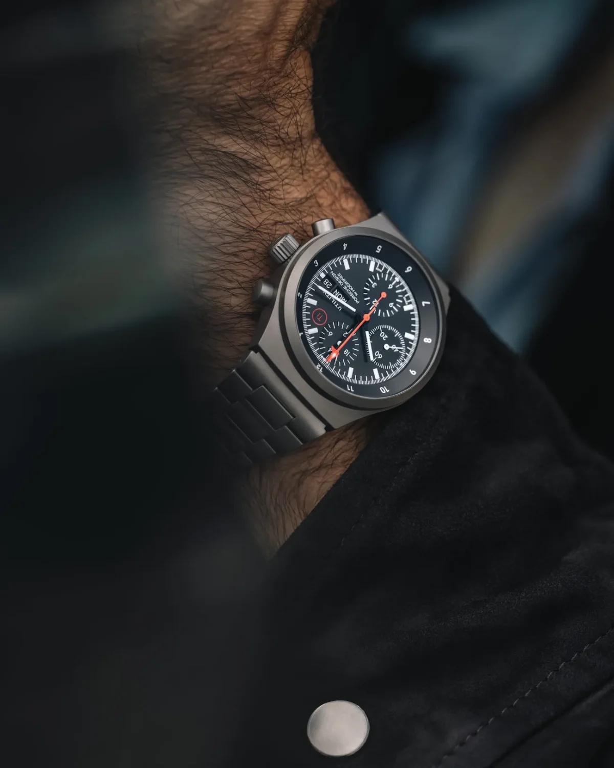 Porsche Design Chronograph 1 Utility, Hodinkee fait renaître le cadran militaire du Lemania 5100