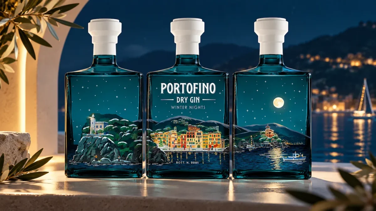Portofino Dry Gin Edition Limitee Winter Nights 0 Portofino Dry Gin Winter Nights, la Dolce Vita passe Ă l'heure d'hiver