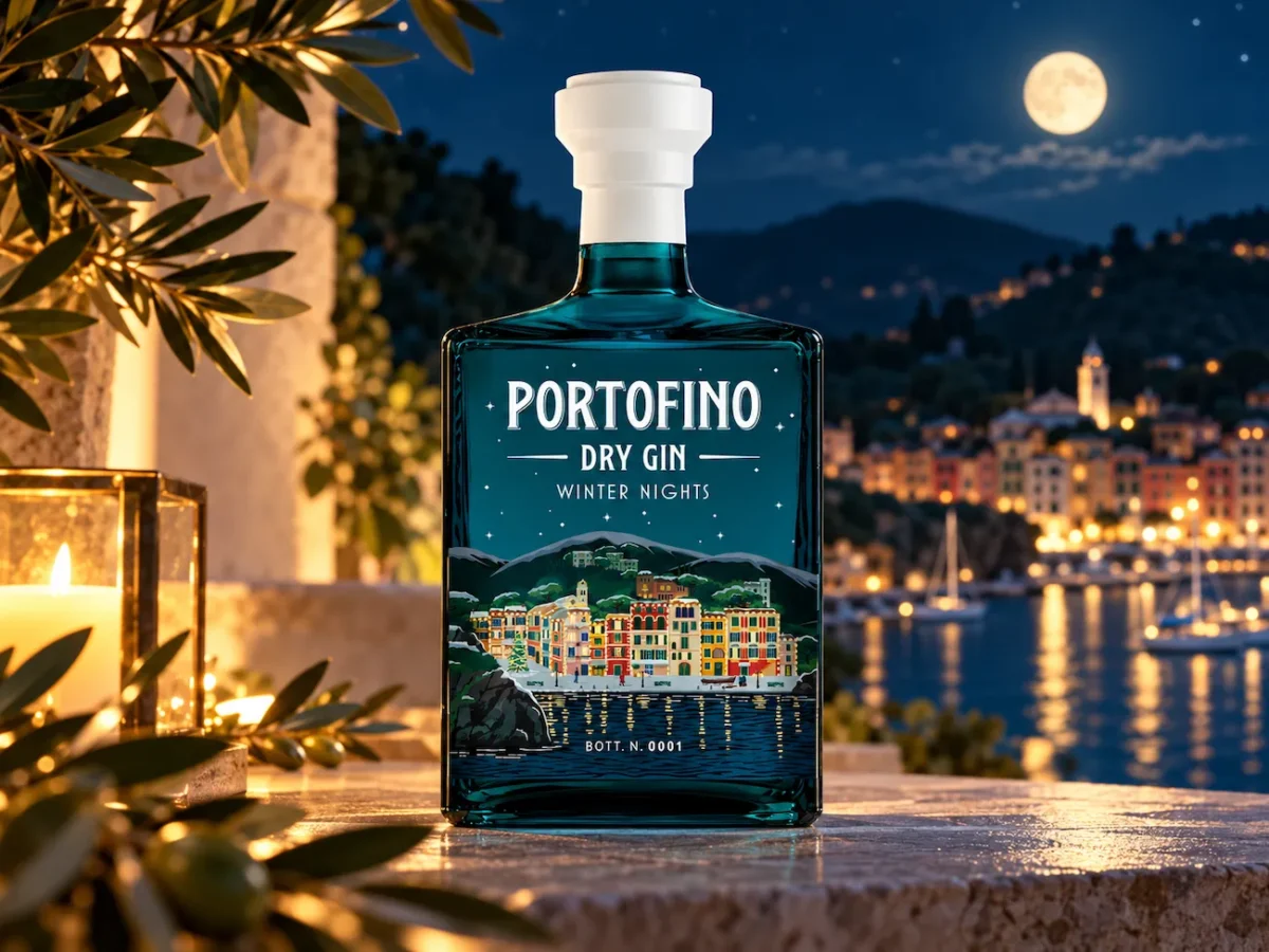 Portofino Dry Gin Edition Limitee Winter Nights 2 Portofino Dry Gin Winter Nights, la Dolce Vita passe Ă l'heure d'hiver