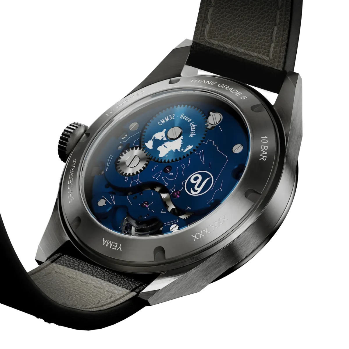 YEMA Spacegraf Heure Sidérale, le ciel de Besançon au rythme d'un tourbillon volant