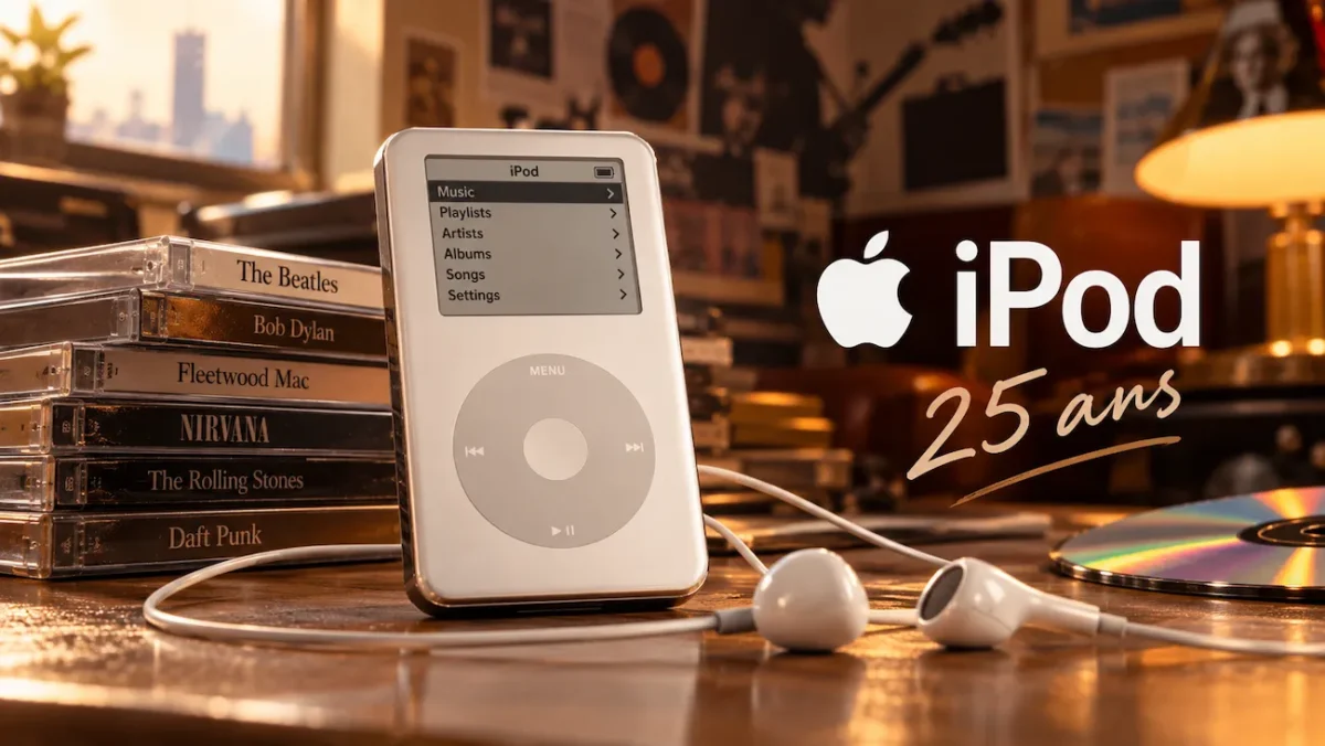 L’iPod a 25 ans, et son héritage tient toujours dans nos poches